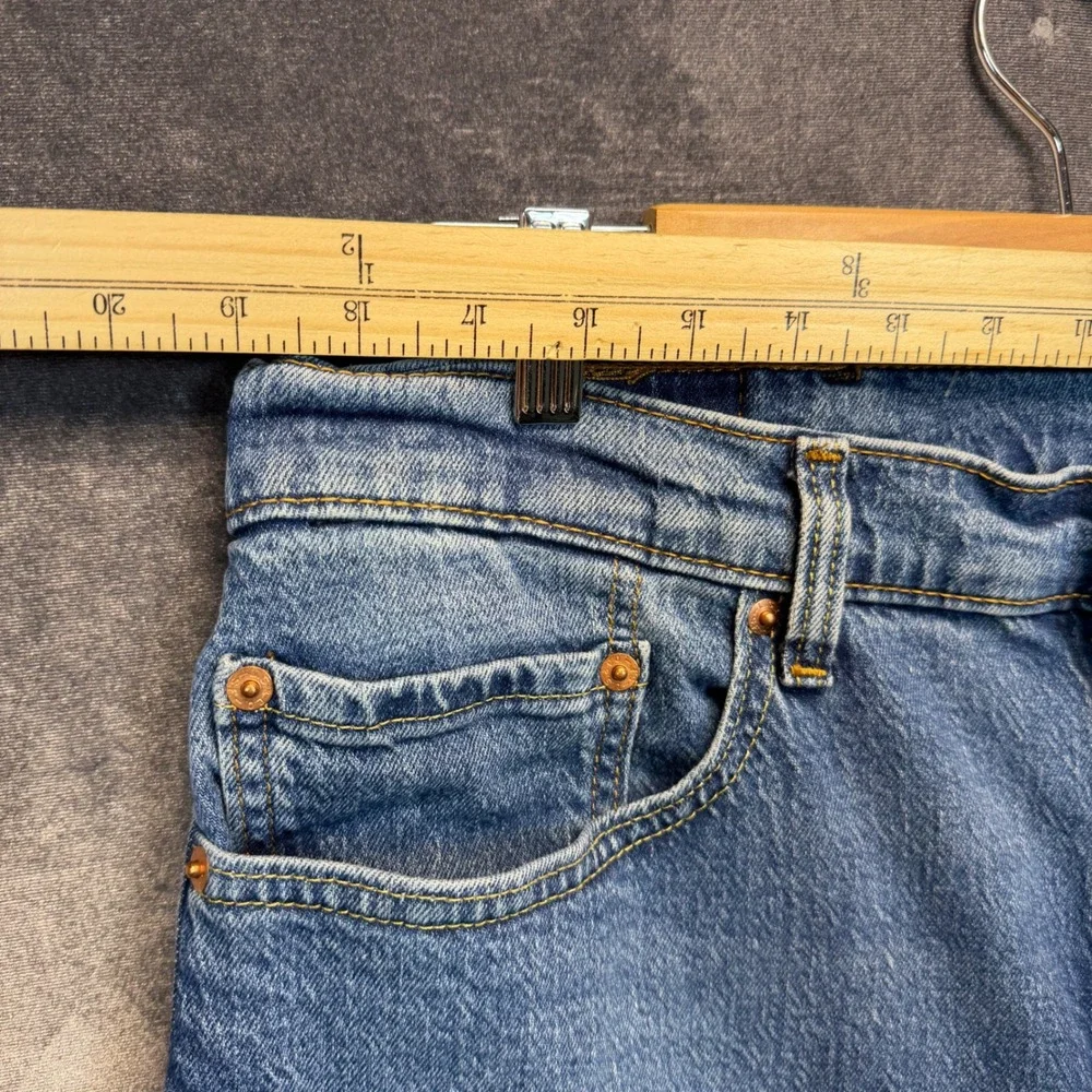Levis 505 Regular Fit Jeans Mens Blue Regular 38x29 Denim Casual Classic